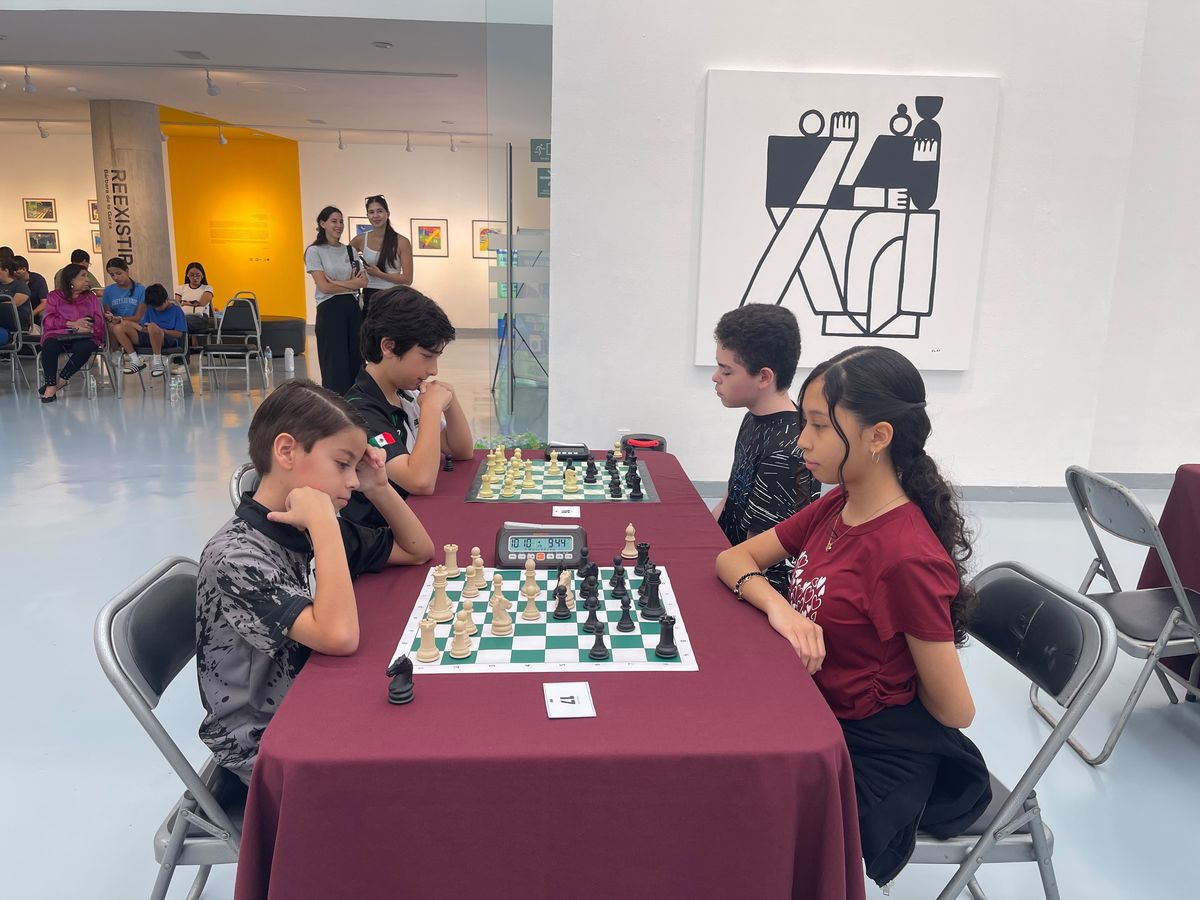 Rama femenil en el torneo de ajedrez de San Pedro Garza García
