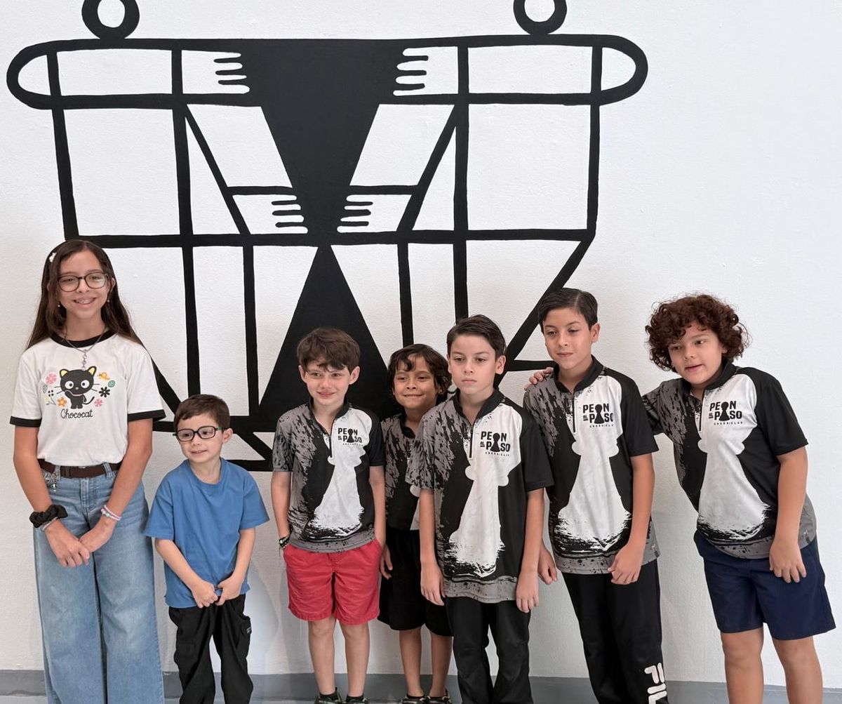 Jugadores infantiles del torneo de ajedrez de Chess Champions México